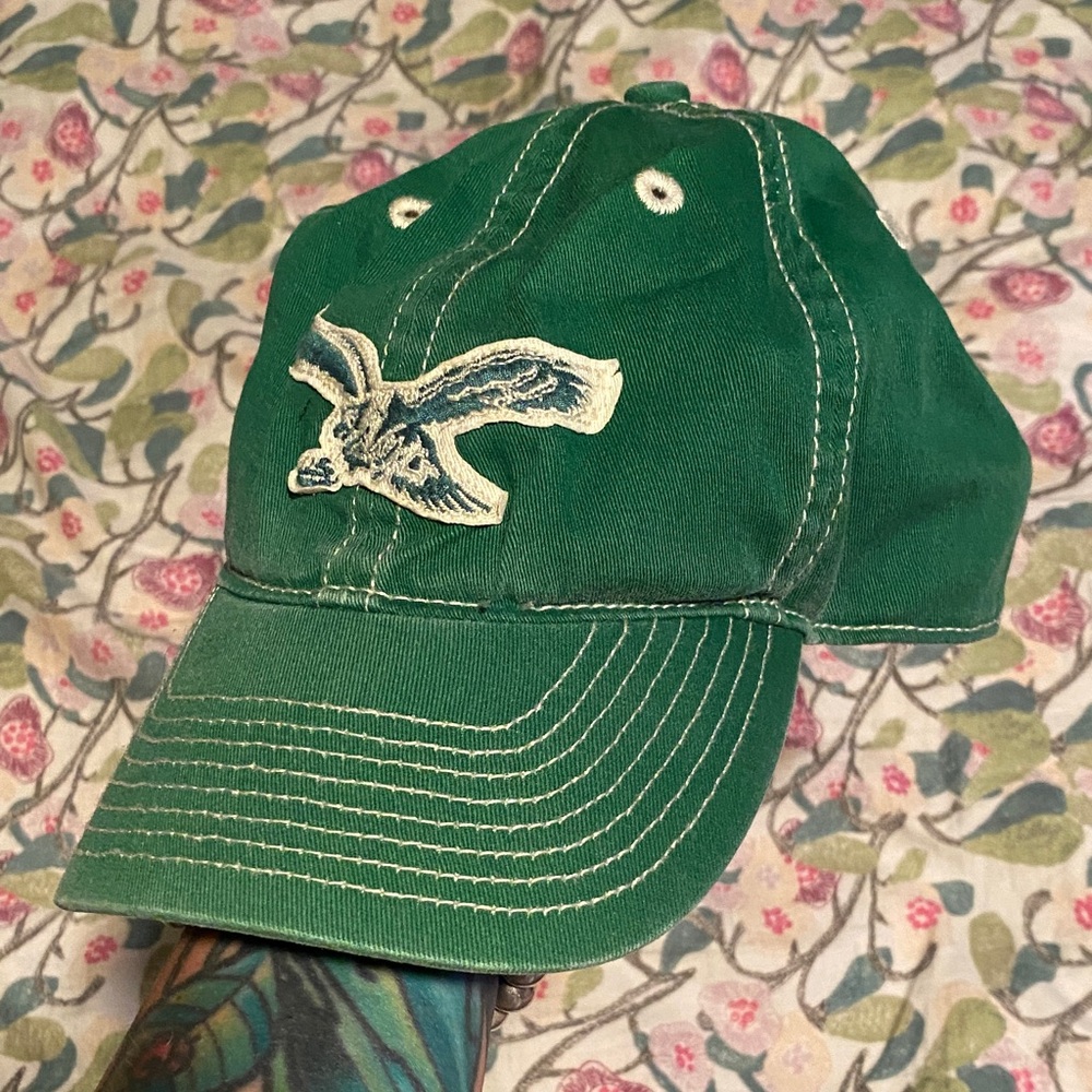 Mitchell & Ness Green Cap with White Embroidery